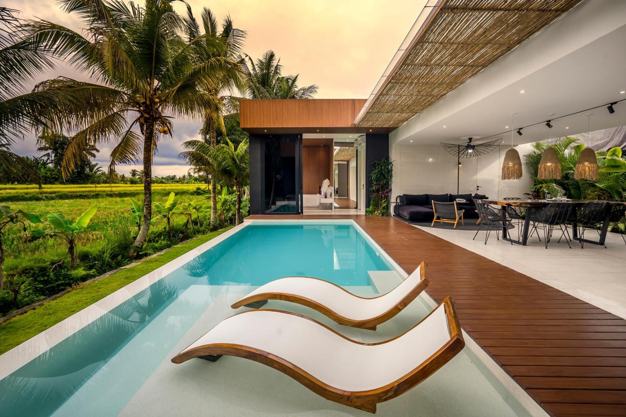 Green Flow Ubud Villas I Habitación foto